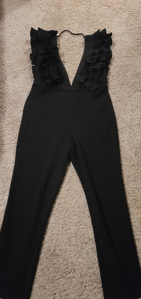 Black romper size medium.  Ever after